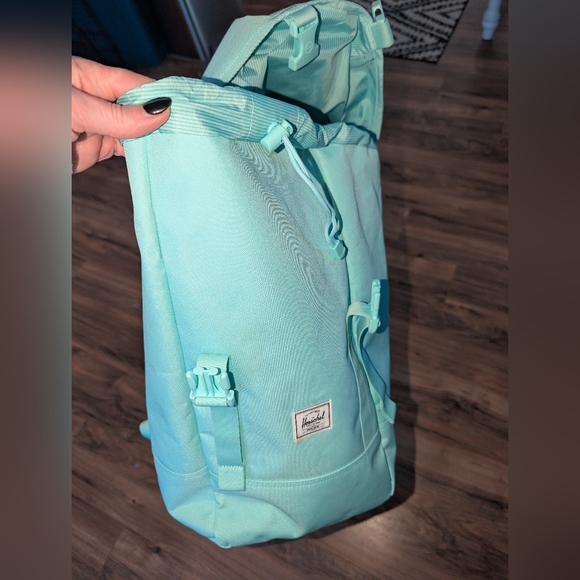 herschel backpack dimensions cm Heritage coach_9791 Color:Teal Tin Convertible Pouch + ZipSafe ensuring your device stays